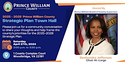 Countywide Strategic Plan Town Hall with Chair Deshundra Jefferson primary image