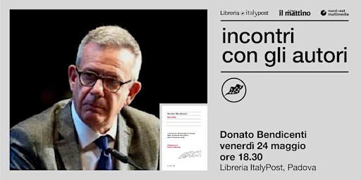 Hauptbild für VENERDÌ DELLA LETTURA | Incontro con Donato Bendicenti
