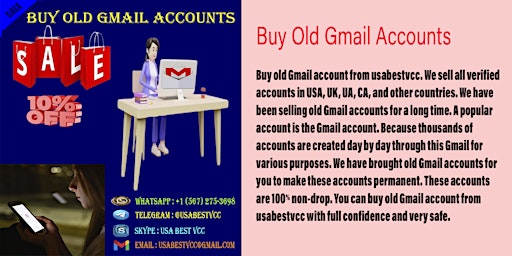Imagem principal de Top 5 Websites to Buy Gmail Accounts (PVA & Bulk)