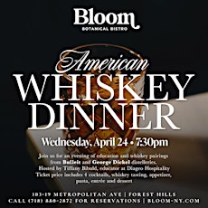 Whiskey Tasting & Dinner (all inclusive)