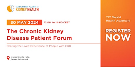 The Chronic Kidney Disease Patient Forum
