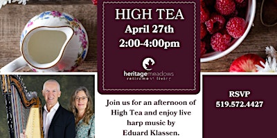 High Tea with Live Harp Performance primary image