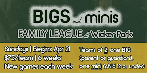 Big Mini Putt Club presents: Bigs & Minis Family Mini Golf League primary image