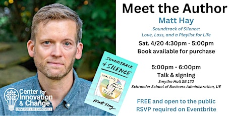 Meet the Author: Book Talk and Signing with Matt Hay