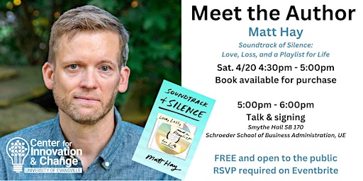 Image principale de Meet the Author: Book Talk and Signing with Matt Hay