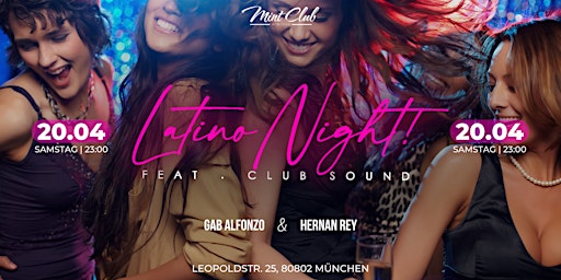Immagine principale di Latino Night! - Mint Club München 