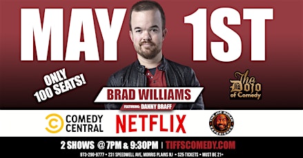 The Dojo of Comedy at Tiffs w/ Brad Williams(Late Show) primary image