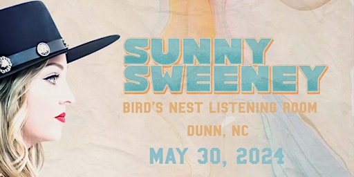 Imagem principal do evento Sunny Sweeney at Bird's Nest Listening Room - Dunn NC