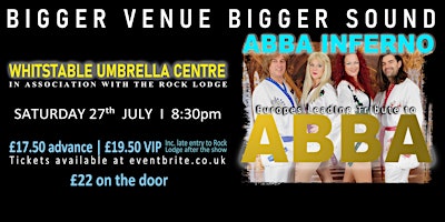 Imagem principal de ABBA Inferno (ABBA Tribute) Live in Whitstable