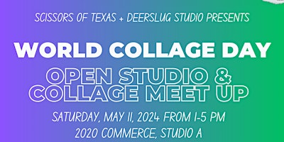 Primaire afbeelding van World Collage Day Open Studio and Collage Meet-up