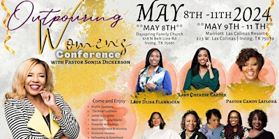 Primaire afbeelding van Outpouring Women's Conference 2024: May 8th - 11th