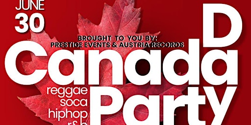 Imagem principal do evento Canada Day Party Red and White Edition