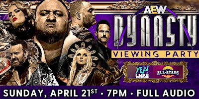 Primaire afbeelding van AEW Dynasty Viewing Party @ All Stars Bar