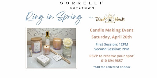 Image principale de Ring in Spring Candle Making Workshop