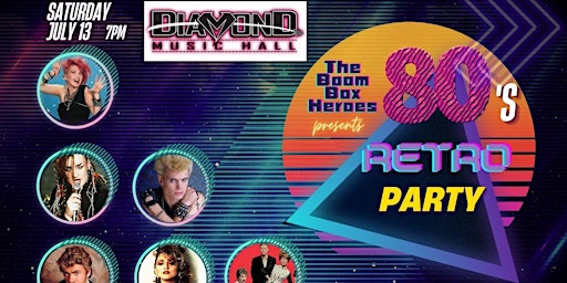 Imagem principal do evento 80s retro party with live musical tributes