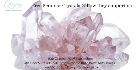Seminar on Crystals and how they support us primary image