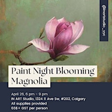 Paint Night Blooming Magnolia