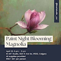 Primaire afbeelding van Paint Night Blooming Magnolia