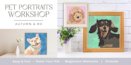 Imagem principal do evento Pet Portraits(Paint and Sip)