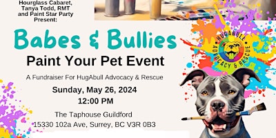 PAINT YOUR PET - A BABES & BULLIES FUNDRAISER FOR HUGABULL primary image