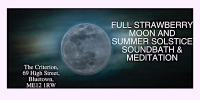 Imagem principal do evento Strawberry Full Moon Soundbath