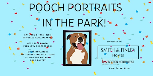 Imagem principal do evento Pooch Portraits in the Park!