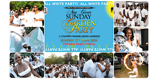 Imagem principal do evento AGS ALL WHITE Garden Party - Sunday 30th June 2024