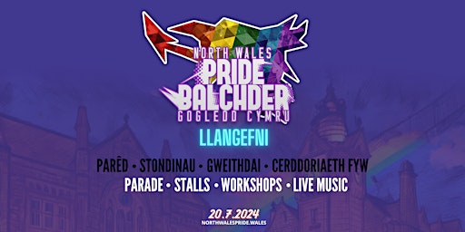 Imagem principal do evento Balchder Gogledd Cymru / North Wales Pride 2024