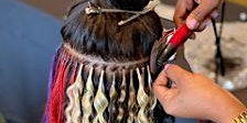 Imagem principal do evento Chicago IL | Hair Extension Class & Micro Link Class (7 Techniques)