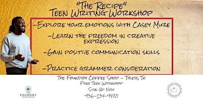 Primaire afbeelding van "The Recipe" Teen Writing Workshop