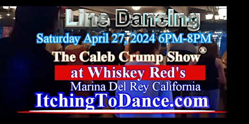 Primaire afbeelding van Soulful Line Dancing at Whiskey Red's  Sat., April 27, 2024, 6:00 PM - 8PM!