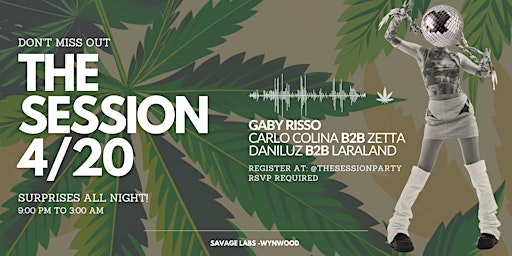 Image principale de The Session 4/20 Edition