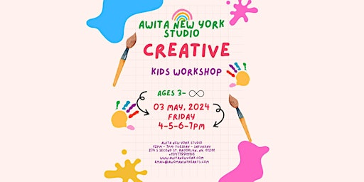 Imagem principal de "Creative Kids: Fun and Colorful Paint Class"