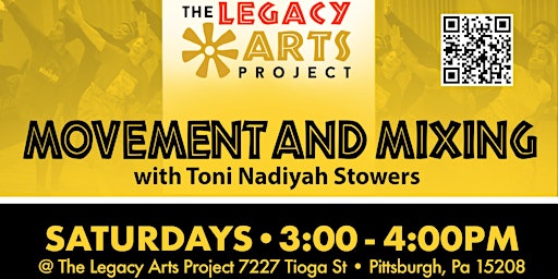 Immagine principale di Movement and Mixing with Toni Nadiyah Stowers 