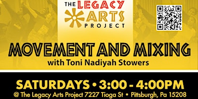 Immagine principale di Movement and Mixing with Toni Nadiyah Stowers 