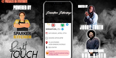 Sensation Saturdays (April 27th)