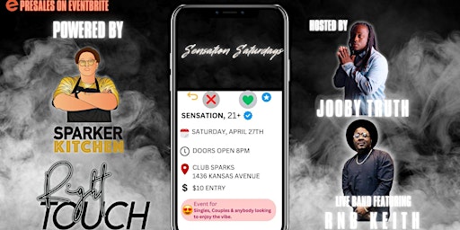 Hauptbild für Sensation Saturdays (April 27th)