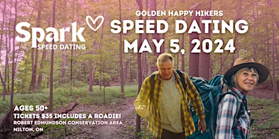Primaire afbeelding van Golden Happy Hikers Speed Dating (50+)