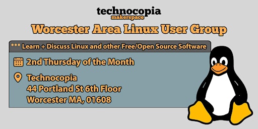 Primaire afbeelding van Worcester Linux Users Group