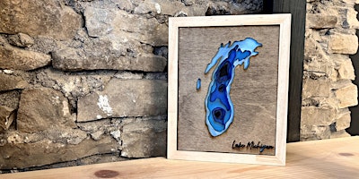 DIY Lake Michigan Wall Art primary image