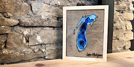 DIY Lake Michigan Wall Art  primärbild