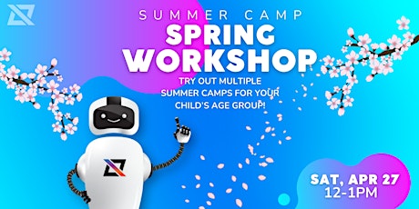 Spring Into Coding Adventures Summer Camp Workshop