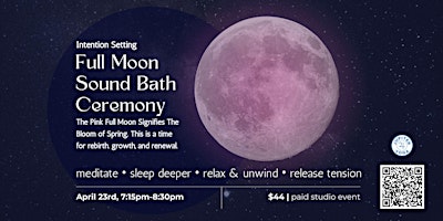 Imagem principal de Full Moon Sound Bath Ceremony