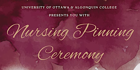University of Ottawa/Algonquin College Pembroke BScN 2024 Pinning Ceremony