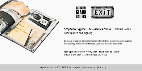 Stephanie Syjuco: The Unruly Archive, Book Launch and Signing