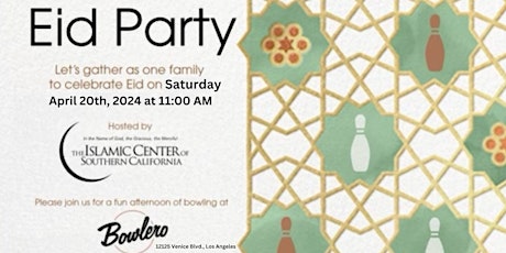 Eid Party at Bowlero