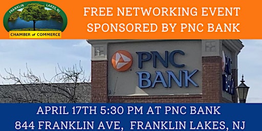 Franklin Lakes Chamber Networking with PNC Bank primary image