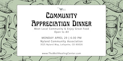 Community Appreciation Dinner primary image