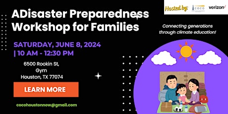Disaster Preparedness for the Family (Gulfton) primary image