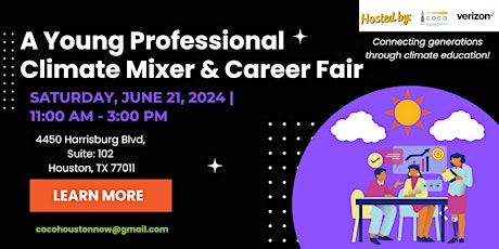 Young Adult Climate Mixer & Career Fair (East End)